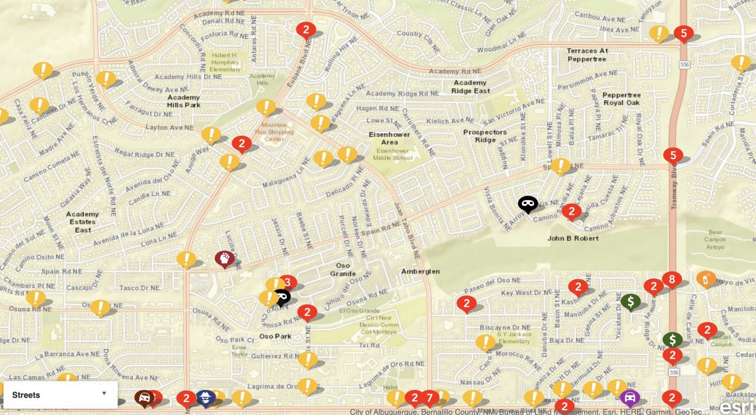 Crime map April 1-7